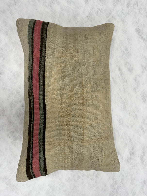 Turkish Hemp Pillow Cushion Natural Beige Brown Blush Pink Green Pillow Cushion Cover 16" x 24" #30269