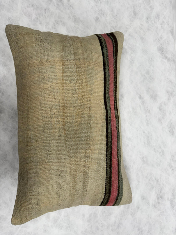 Turkish Hemp Pillow Cushion Natural Beige Brown Blush Pink Green Pillow Cushion Cover 16" x 24" #30269