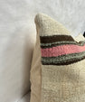 Turkish Hemp Pillow Cushion Natural Beige Brown Blush Pink Green Pillow Cushion Cover 16" x 24" #30269