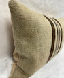 Turkish Hemp Pillow Cushion Natural Beige Brown Black Pillow Cushion Cover 16" x 24" #30268