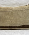 Turkish Hemp Pillow Cushion Natural Beige Brown Pillow Cushion Cover 16" x 24" #30272