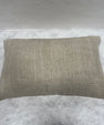 Turkish Hemp Pillow Cushion Natural Cream Pillow Cushion Cover 16" x 24" #30277
