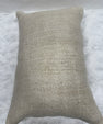 Turkish Hemp Pillow Cushion Natural Cream Pillow Cushion Cover 16" x 24" #30277