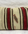 Turkish Hemp Pillow Cushion Natural Brown Red Beige Pillow Cushion Cover 16" x 24" #30276