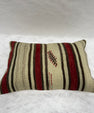 Turkish Hemp Pillow Cushion Natural Brown Red Beige Pillow Cushion Cover 16" x 24" #30276