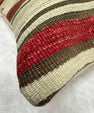 Turkish Hemp Pillow Cushion Natural Brown Red Beige Pillow Cushion Cover 16" x 24" #30276