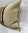 Turkish Hemp Pillow Cushion Natural Brown Beige Pillow Cushion Cover 16" x 24" #30284