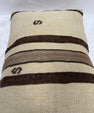 Turkish Hemp Pillow Cushion Natural Brown Beige Pillow Cushion Cover 16" x 24" #30284