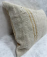 Turkish Hemp Pillow Cushion Natural Cream Brown Pillow Cushion Cover 16" x 24" #30283