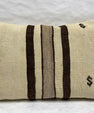 Turkish Hemp Pillow Cushion Natural Beige Brown Pillow Cushion Cover 16" x 24" #30275