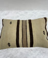 Turkish Hemp Pillow Cushion Natural Beige Brown Pillow Cushion Cover 16" x 24" #30275
