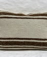 Turkish Hemp Pillow Cushion Natural Rust Brown Beige Pillow Cushion Cover 16" x 24" #30222