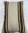 Turkish Hemp Pillow Cushion Natural Rust Brown Beige Pillow Cushion Cover 16" x 24" #30222