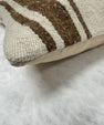 Turkish Hemp Pillow Cushion Natural Rust Brown Beige Pillow Cushion Cover 16" x 24" #30222