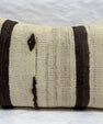 Turkish Hemp Pillow Cushion Natural Rust Brown Beige Pillow Cushion Cover 16" x 24" #30221