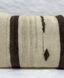 Turkish Hemp Pillow Cushion Natural Rust Brown Beige Pillow Cushion Cover 16" x 24" #30221