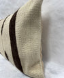 Turkish Hemp Pillow Cushion Natural Rust Brown Beige Pillow Cushion Cover 16" x 24" #30221