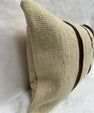 Turkish Hemp Pillow Cushion Natural Rust Brown Beige Pillow Cushion Cover 16" x 24" #30221