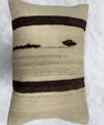 Turkish Hemp Pillow Cushion Natural Rust Brown Beige Pillow Cushion Cover 16" x 24" #30221