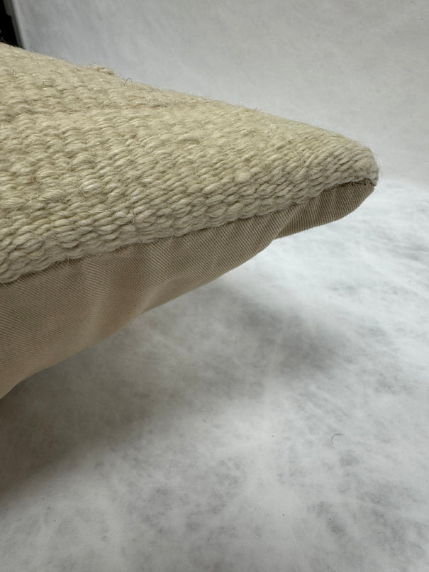 Turkish Hemp Pillow Cushion Natural Rust Brown Beige Pillow Cushion Cover 16" x 24" #30221