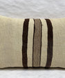 Turkish Hemp Pillow Cushion Natural Brown Beige Pillow Cushion Cover 16" x 24" #30279