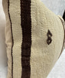 Turkish Hemp Pillow Cushion Natural Brown Beige Pillow Cushion Cover 16" x 24" #30279