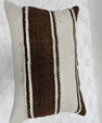 Turkish Hemp Pillow Cushion Natural Brown Beige Pillow Cushion Cover 16" x 24" #30280