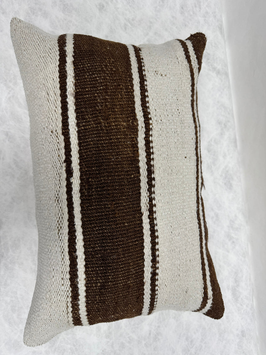 Turkish Hemp Pillow Cushion Natural Brown Beige Pillow Cushion Cover 16" x 24" #30280