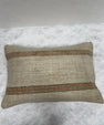 Turkish Hemp Pillow Cushion Natural Brown Beige Pillow Cushion Cover 16" x 24" #30226
