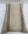 Turkish Hemp Pillow Cushion Natural Brown Beige Pillow Cushion Cover 16" x 24" #30226