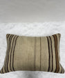 Turkish Hemp Pillow Cushion Natural Brown Beige Gray Pillow Cushion Cover 16" x 24" #30227