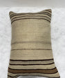 Turkish Hemp Pillow Cushion Natural Brown Beige Gray Pillow Cushion Cover 16" x 24" #30227