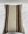 Turkish Hemp Pillow Cushion Natural Beige Brown Pillow Cushion Cover 16" x 24" #30229