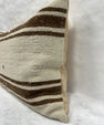 Turkish Hemp Pillow Cushion Natural Beige Brown Pillow Cushion Cover 16" x 24" #30230