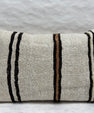 Turkish Hemp Pillow Cushion Natural Beige Brown Black Pillow Cushion Cover 16" x 24" #30239