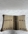 Turkish Hemp Pillow Cushion Natural Beige Brown Pillow Cushion Cover 16" x 24" #30278