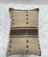 Turkish Hemp Pillow Cushion Natural Beige Brown Pillow Cushion Cover 16" x 24" #30278