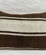Turkish Hemp Pillow Cushion Natural Beige Brown Pillow Cushion Cover 16" x 24" #30231