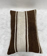 Turkish Hemp Pillow Cushion Natural Beige Brown Pillow Cushion Cover 16" x 24" #30231