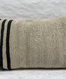 Turkish Hemp Pillow Cushion Natural Beige Brown Pillow Cushion Cover 16" x 24" #30232