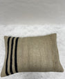 Turkish Hemp Pillow Cushion Natural Beige Brown Pillow Cushion Cover 16" x 24" #30232