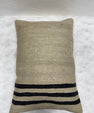 Turkish Hemp Pillow Cushion Natural Beige Brown Pillow Cushion Cover 16" x 24" #30232