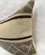 Turkish Hemp Pillow Cushion Natural Beige Brown Pillow Cushion Cover 16" x 24" #30225