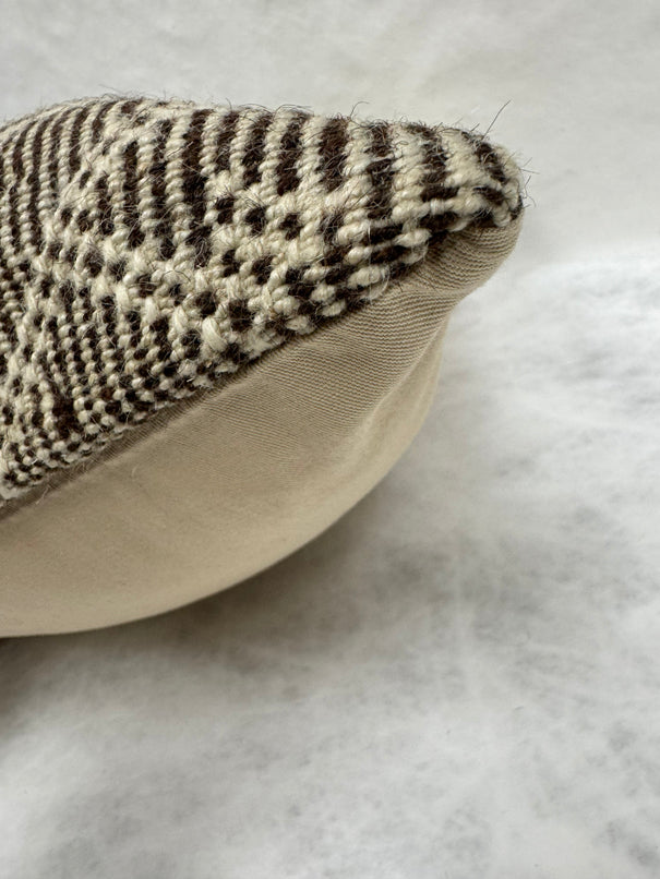 Turkish Hemp Pillow Cushion Natural Beige Brown Pillow Cushion Cover 16" x 24" #30225