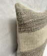 Turkish Hemp Pillow Cushion Natural Beige Brown Gray Pillow Cushion Cover 16" x 24" #30235