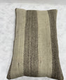 Turkish Hemp Pillow Cushion Natural Beige Brown Gray Pillow Cushion Cover 16" x 24" #30235