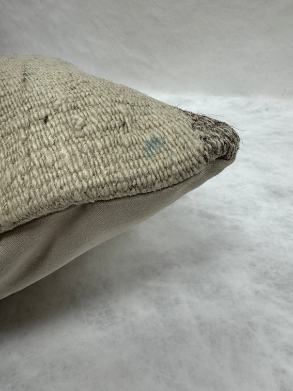 Turkish Hemp Pillow Cushion Natural Beige Brown Gray Pillow Cushion Cover 16" x 24" #30235