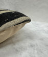Turkish Hemp Pillow Cushion Natural Beige Black Pillow Cushion Cover 16" x 24" #30241