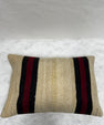 Turkish Hemp Pillow Cushion Natural Beige Black Burgundy Pillow Cushion Cover 16" x 24" #30242