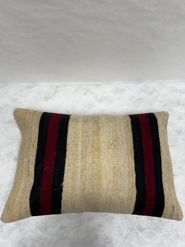 Turkish Hemp Pillow Cushion Natural Beige Black Burgundy Pillow Cushion Cover 16" x 24" #30242